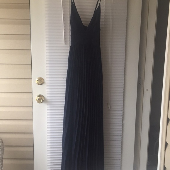 Navy Blue Formal Dress - Picture 3 of 4